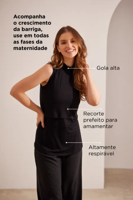 REGATA AMAMENTAÇÃO GOLINHA  PRETO