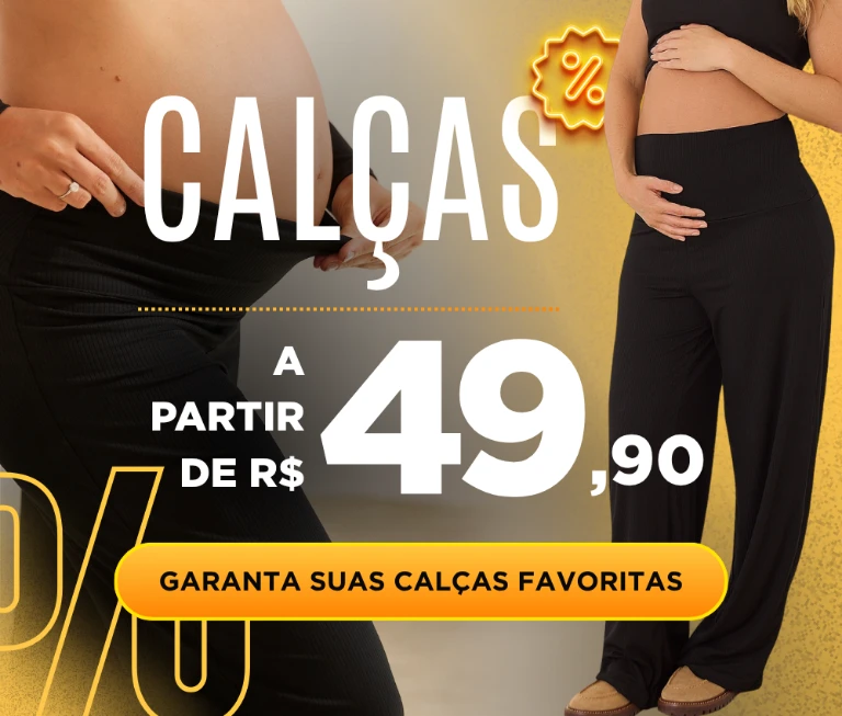 Calças a partir de R$49,90