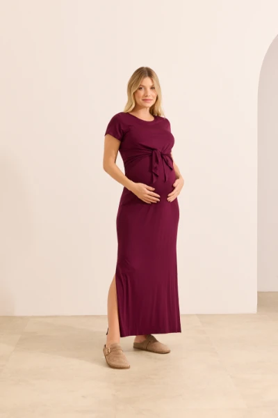 VESTIDO AMAMENTAÇÃO MELISSA VINHO - Imagem 2