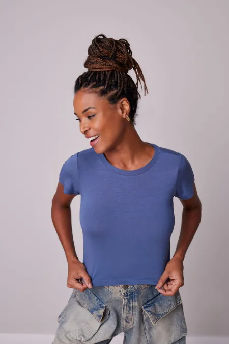 BLUSA AMAMENTAÇÃO PRÁTICA  AZUL