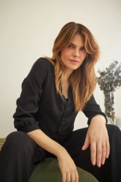 BLUSA GESTANTE E AMAMENTAÇÃO MANGA 3/4