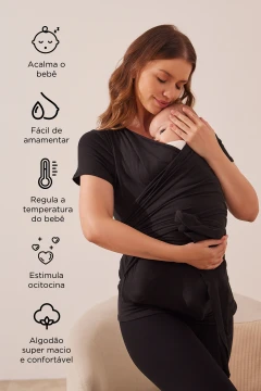 BLUSA AMAMENTAÇÃO PELE A PELE