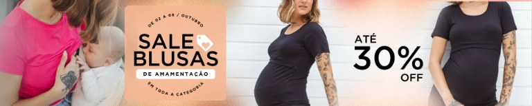 BLUSAS E REGATAS GESTANTE E PÓS PARTO NA PROMOÇÃO