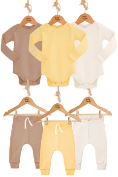 KIT BODYS E CALÇAS DE BEBÊ