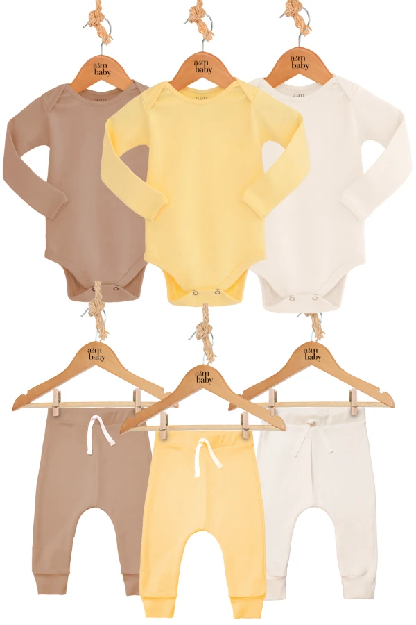 KIT BODYS E CALÇAS DE BEBÊ  - Imagem 1