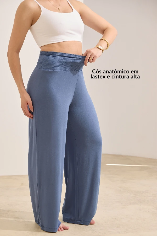 CALÇA GESTANTE RELAX  AZUL - Imagem 2