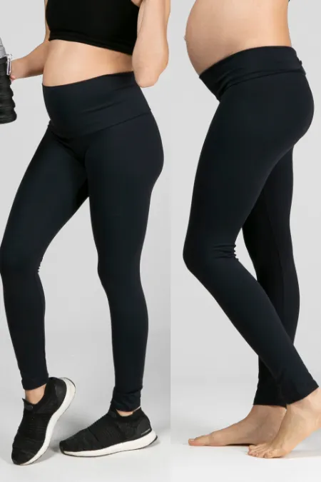 LEGGING GESTANTE FITNESS  PRETO