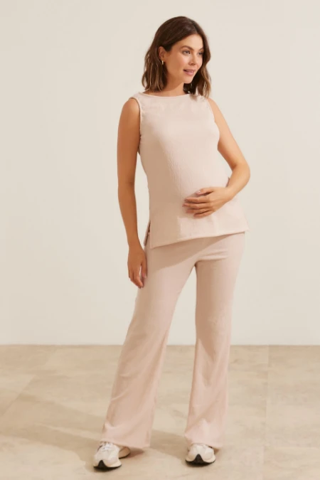 CONJUNTO CARA DE RICA COM FENDA GESTANTE E PÓS-PARTO NATURAL