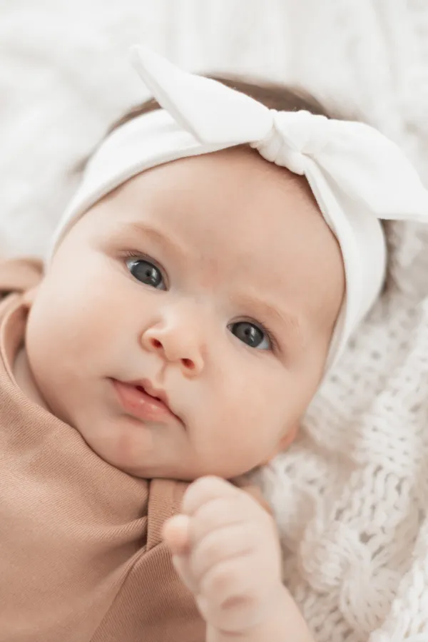 FAIXINHA DE BEBÊ ALGODÃO EGÍPCIO OFF WHITE - Imagem 2