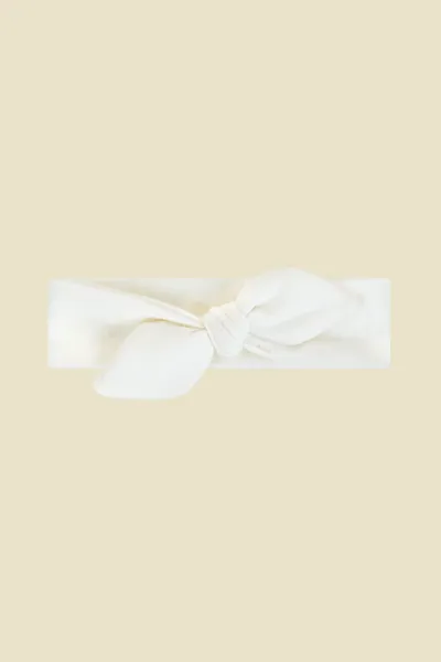 FAIXINHA DE BEBÊ ALGODÃO EGÍPCIO OFF WHITE - Imagem 1