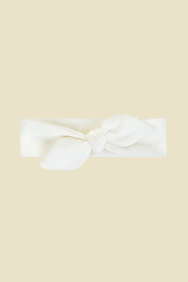 FAIXINHA DE BEBÊ ALGODÃO EGÍPCIO OFF WHITE - Imagem 1