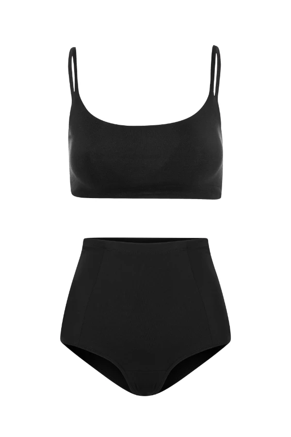 KIT CALCINHA COMPRESSÃO E TOP CONFORTO MAXIMO PÓS-PARTO AMAMENTAÇÃO  - Imagem 1