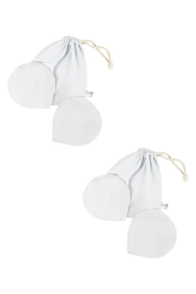 KIT PAD 2 PARES ABSORVENTES DE SEIOS EM ALGODÃO LAVÁVEL  - Imagem 1