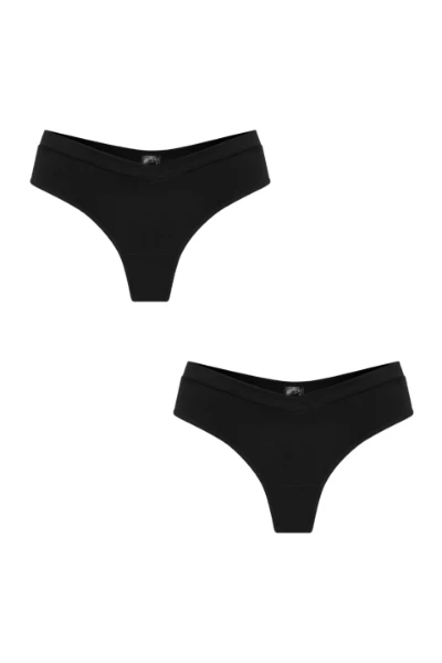 KIT 2 CALCINHAS DE ALGODÃO COM TRANSPASSE GESTANTE  - Imagem 1