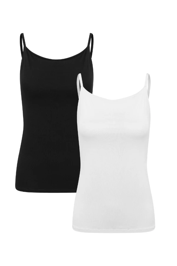 KIT 2 REGATAS MALHA MULTIFIONAL GESTANTE E AMAMENTAÇÃO  - Imagem 1