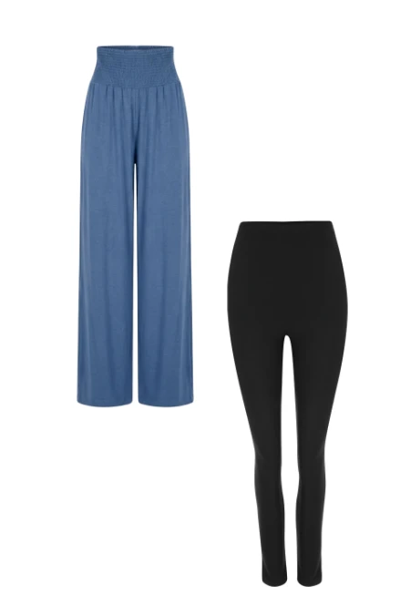 KIT CALÇA RELAX E LEGGING ULTRACONFORTO® GESTANTE 