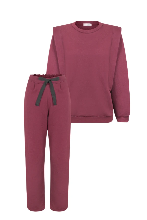 KIT BLUSA E CALÇA MOLETOM GESTANTE E AMAMENTAÇÃO  - Imagem 2