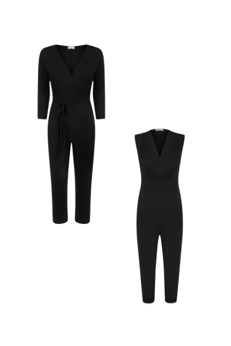 KIT GESTANTE E AMAMENTAÇÃO MACACÃO CORINGA E MACACÃO REGATA COM TRANSPASSE