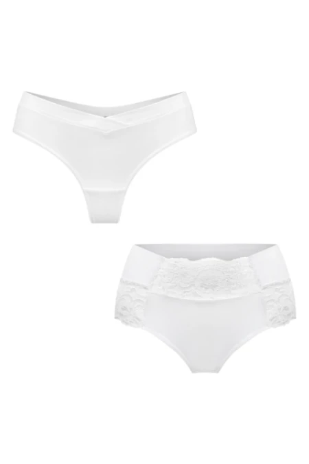 KIT GESTANTE E PÓS PARTO CALCINHA COM RENDA FORRO ALGODÃO E CALCINHA COM TRANSPASSE