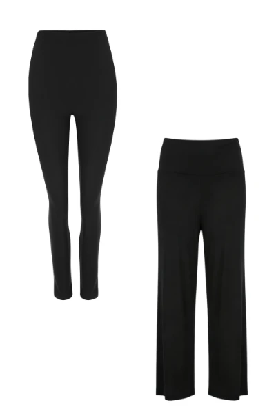KIT GESTANTE LEGGING ULTRACONFORTO E CALÇA RETA CANELADA   - Imagem 1