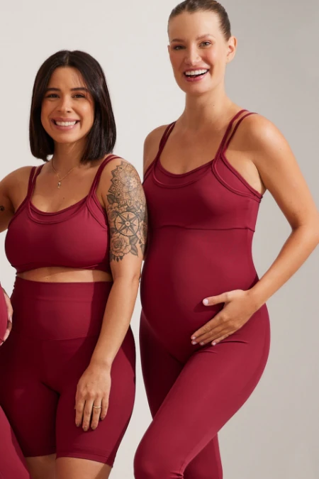 KIT MACACÃO FITNESS + BERMUDA FITNESS + TOP 4 ALÇAS FITNESS 