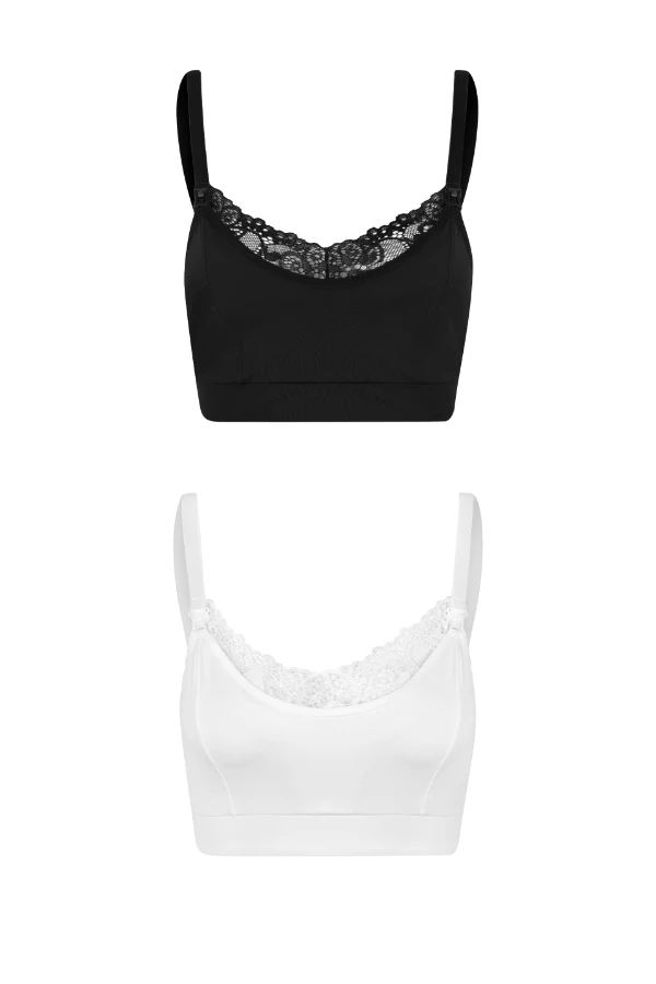 KIT SUTIÃ GESTANTE DECOTE FECHADO  - Imagem 1