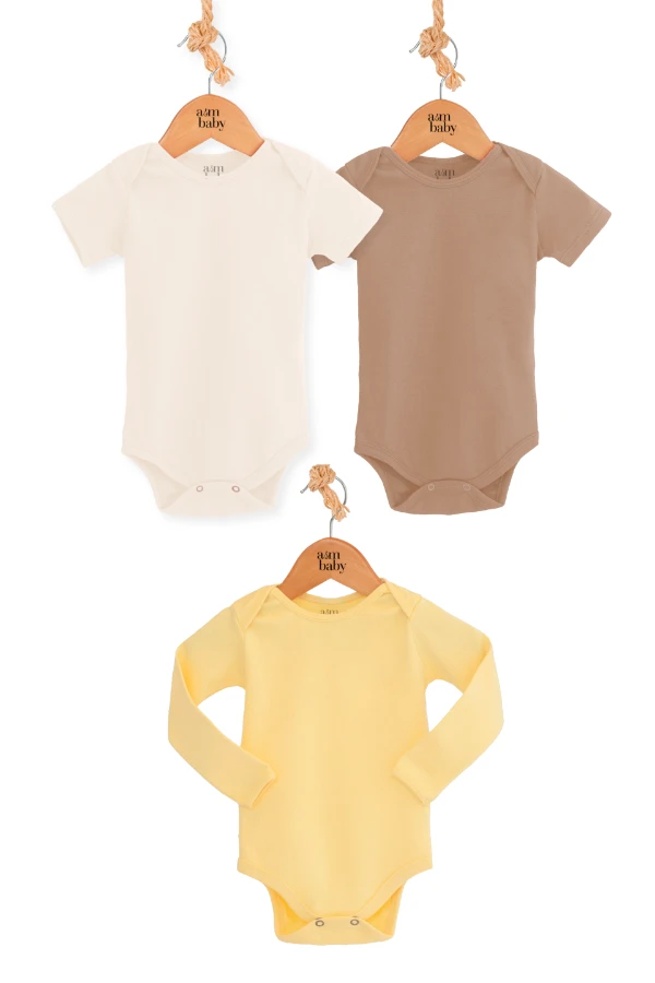 KIT 3 BODY BEBÊ  - Imagem 1