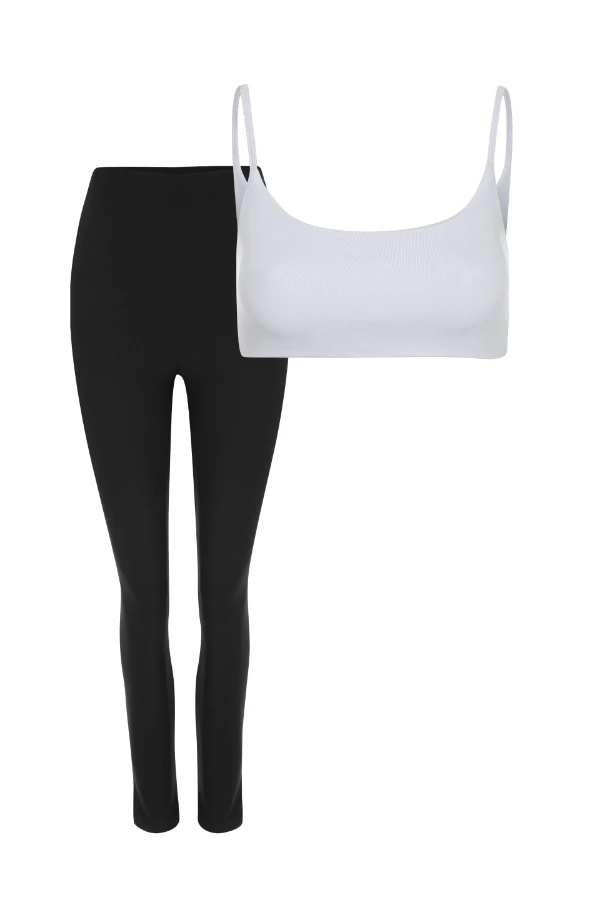 KIT LEGGING ULTRACONFORTO® E TOP CONFORTO MÁXIMO COTTON  - Imagem 1