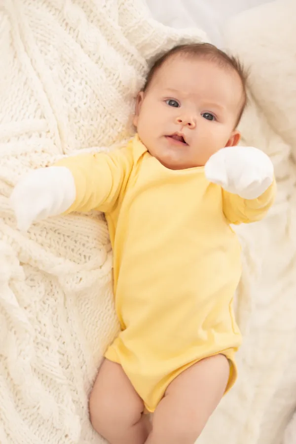 LUVA DE BEBÊ ALGODÃO EGÍPCIO OFF WHITE - Imagem 2