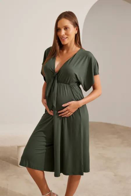 MACACÃO AMAMENTAÇÃO PANTACOURT ALANA  VERDE MILITAR