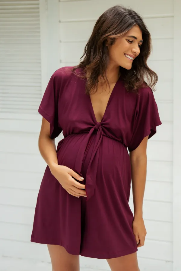 MACAQUINHO AMARRAÇÃO SOLTINHO  VINHO - Imagem 1