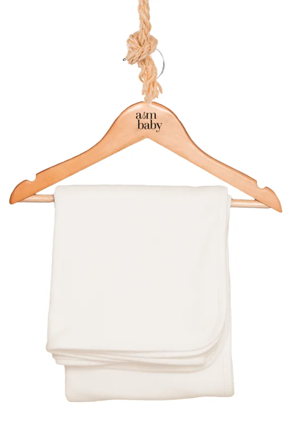 MANTA DE BEBÊ ALGODÃO EGÍPCIO OFF WHITE - Imagem 1