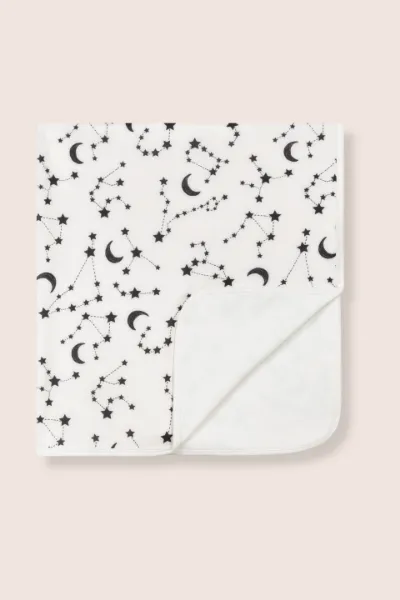 MANTA DE BEBÊ ESTAMPADA ZODIACO OFF WHITE - Imagem 2