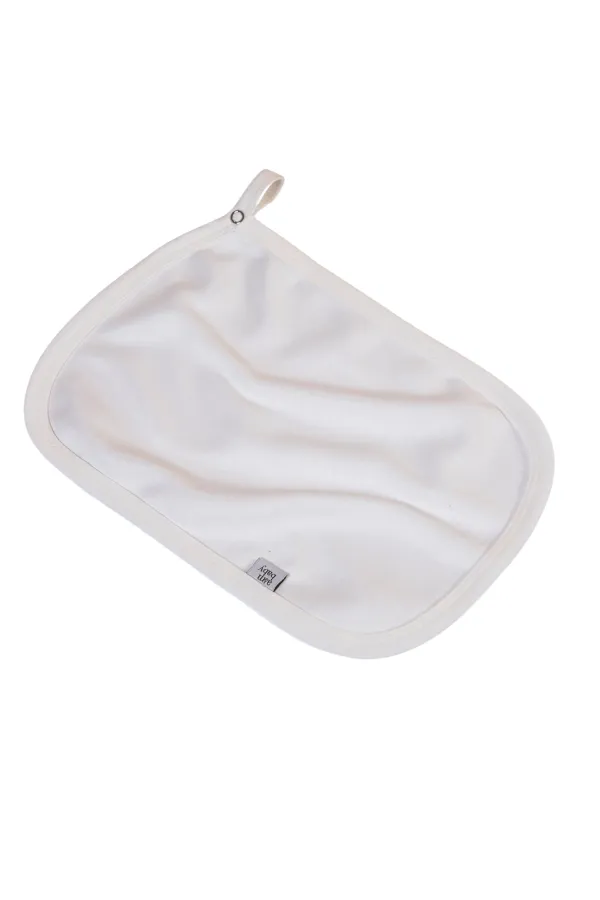 PANO DE BOCA DE BEBÊ ALGODÃO EGÍPCIO OFF WHITE - Imagem 1