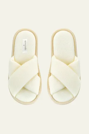 PANTUFA FEMININA TRANÇADA OFF WHITE - Imagem 2