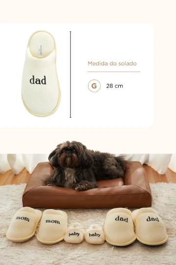 PANTUFA MASCULINA DAD