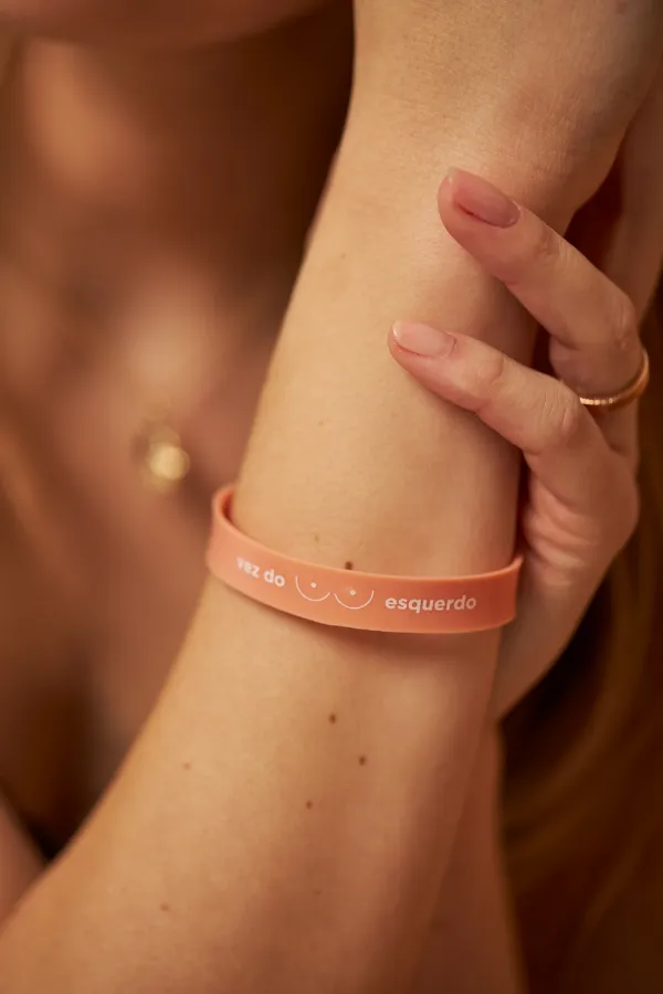 PULSEIRA DE SILICONE PRÓXIMO MAMÁ ROSE - Imagem 1