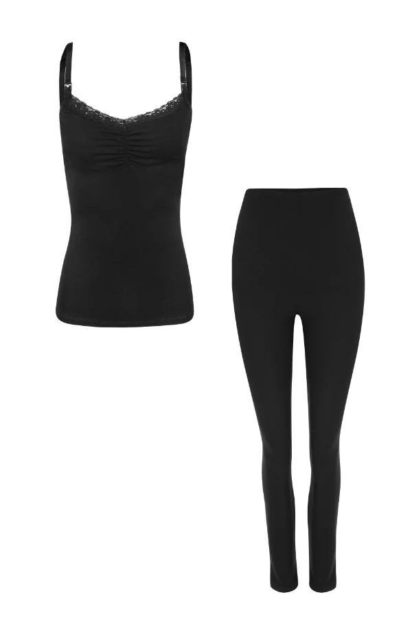 KIT REGATA AMAMENTAÇÃO 2 EM 1 E LEGGING ULTRACONFORTO® GESTANTE  - Imagem 1