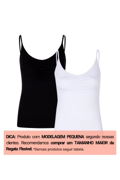 KIT 2 REGATAS DE AMAMENTAÇÃO FLEXÍVEIS 