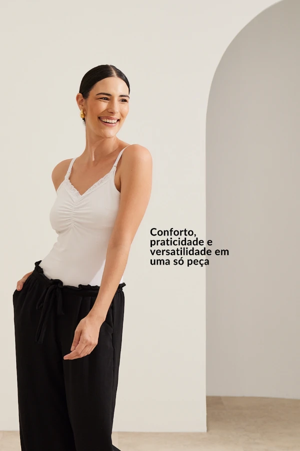 REGATA AMAMENTAÇÃO 2 EM 1  BRANCO - Imagem 2