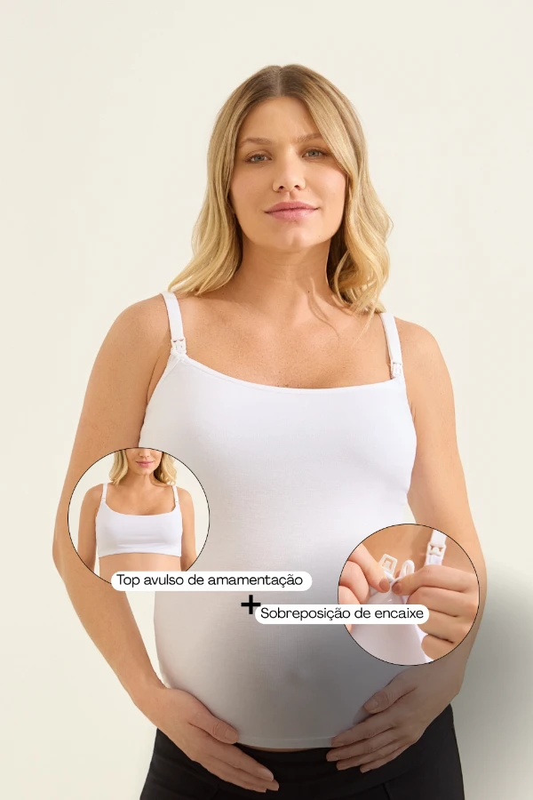 REGATOP AMAMENTAÇÃO 3 EM 1 MALHA PREMIUM BRANCO