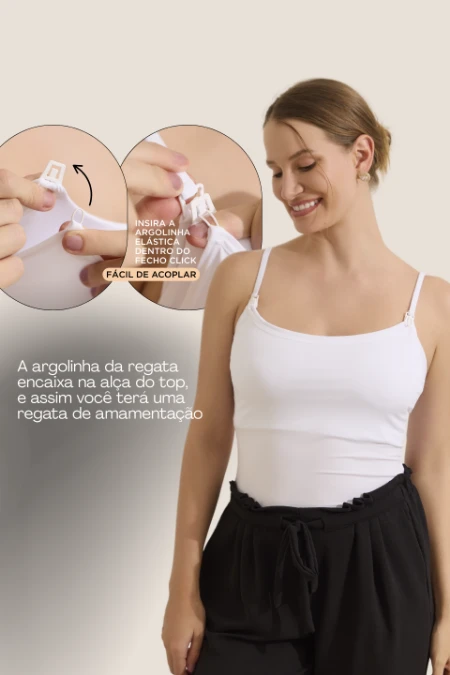 REGATOP AMAMENTAÇÃO 3 EM 1 UNDERWEAR BRANCO