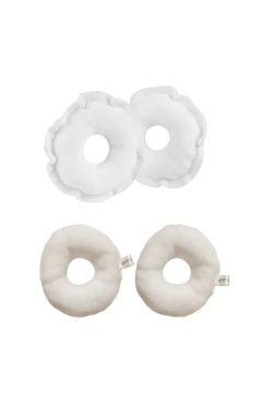 KIT ROSQUINHAS ATOALHADAS + ROSQUINHAS EM ALGODÃO ORGÂNICO 