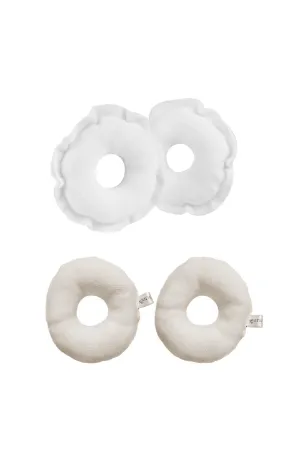 KIT ROSQUINHAS ATOALHADAS + ROSQUINHAS EM ALGODÃO ORGÂNICO   - Imagem 1