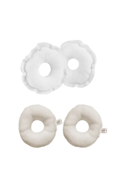 KIT ROSQUINHAS ATOALHADAS + ROSQUINHAS EM ALGODÃO ORGÂNICO   - Imagem 1