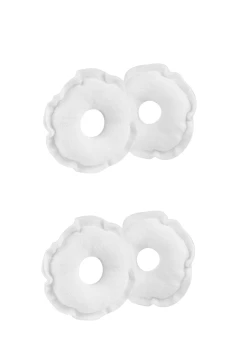 KIT 2 PARES DE ROSQUINHAS ATOALHADAS
