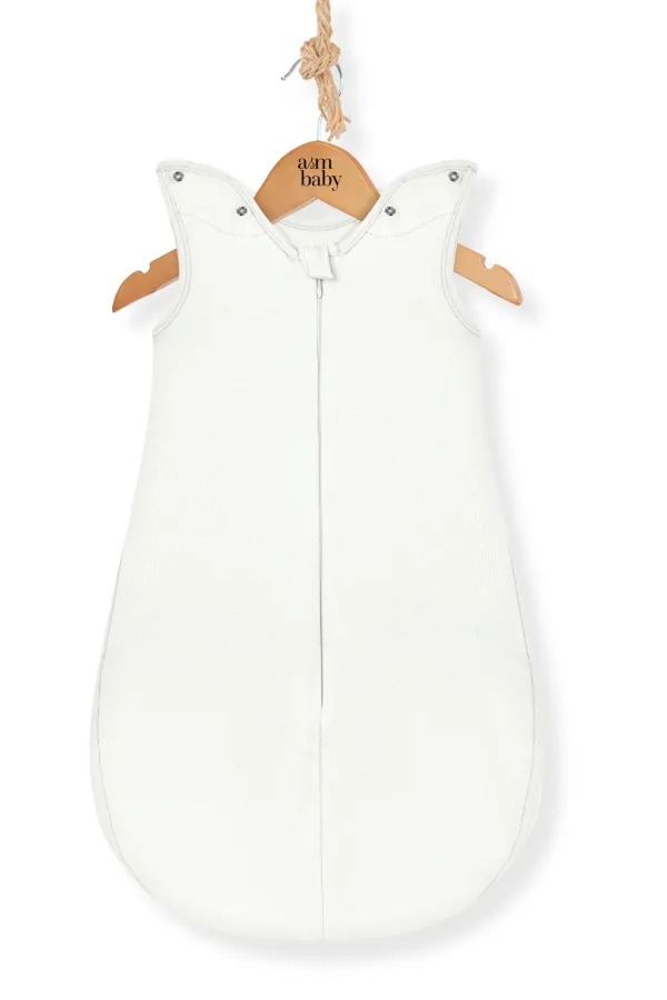 SACO DE DORMIR DE BEBÊ ALGODÃO EGÍPCIO OFF WHITE - Imagem 1