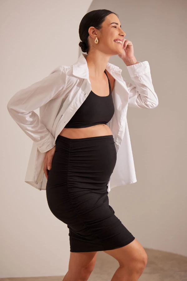 SAIA GESTANTE CURINGONA  PRETO - Imagem 2