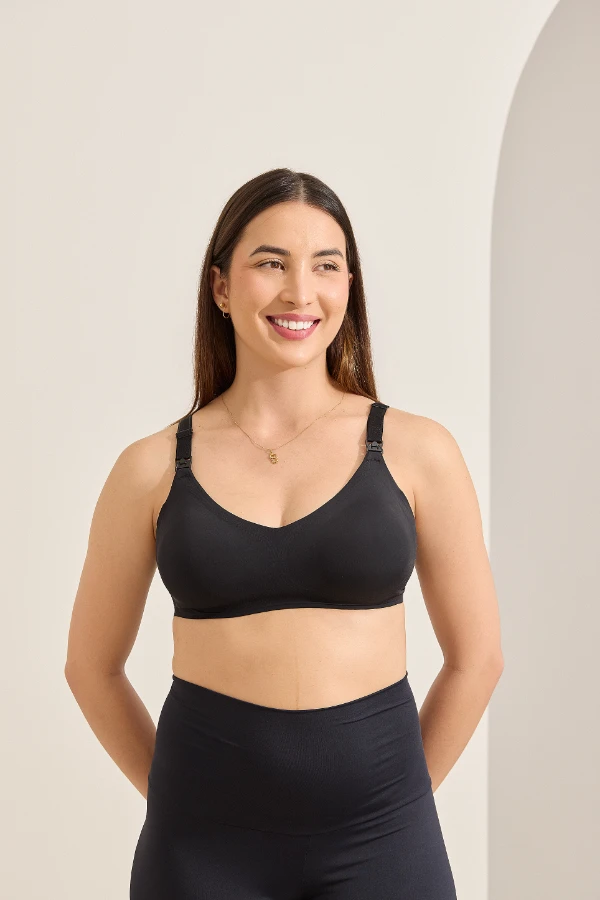 SUTIÃ AMAMENTAÇÃO TECH GEL SUSTENTA E NÃO APERTA PRETO - Imagem 1