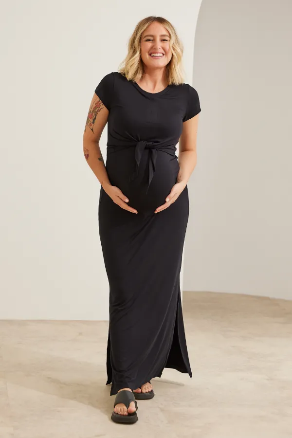 VESTIDO AMAMENTAÇÃO MELISSA PRETO - Imagem 2